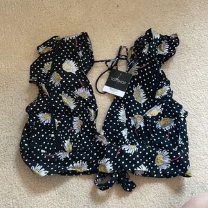 Cute flower top from top shop